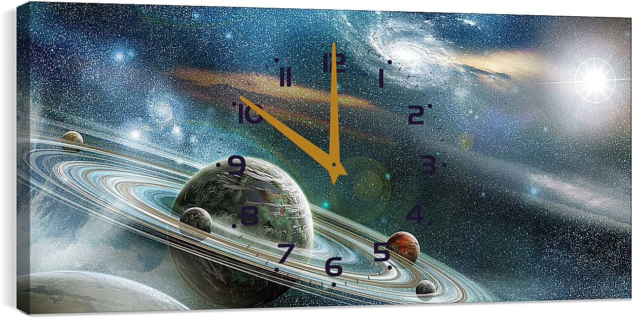Часы картина - Вселенная