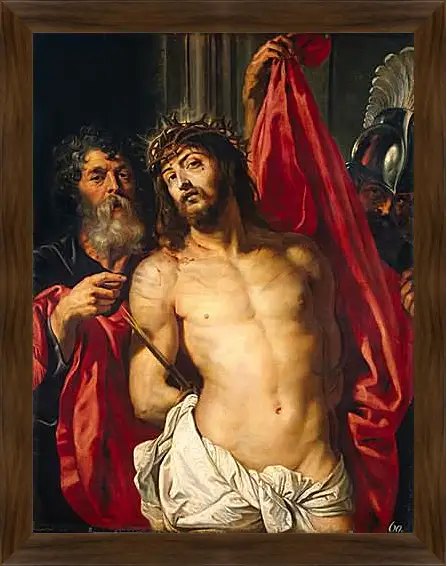 Картина в раме - Ecce Homo. Питер Пауль Рубенс