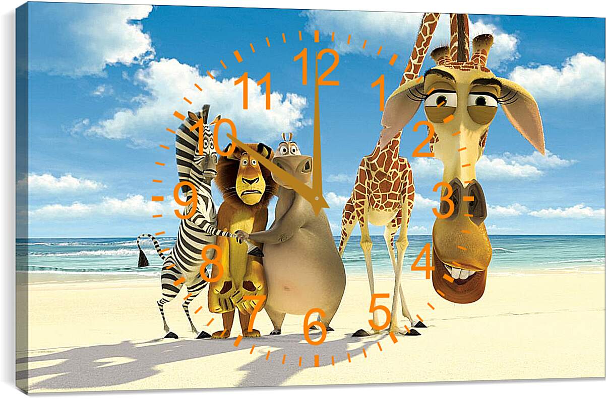 Часы картина - Мадагаскар