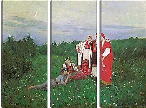 Модульная картина - Северная идиллия. Коровин Константин