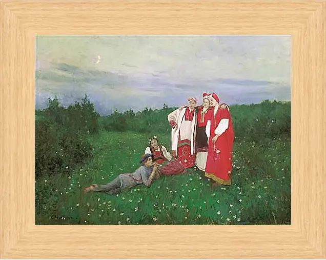 Картина в раме - Северная идиллия. Коровин Константин