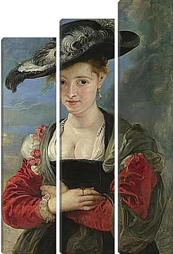 Модульная картина - Portrait of Susanna Lunden (Le Chapeau de Paille). Питер Пауль Рубенс