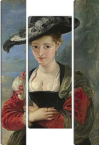 Модульная картина - Portrait of Susanna Lunden (Le Chapeau de Paille). Питер Пауль Рубенс