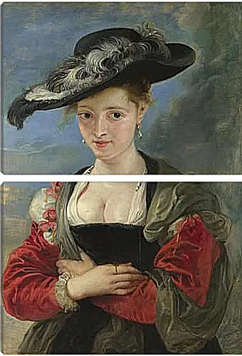 Модульная картина - Portrait of Susanna Lunden (Le Chapeau de Paille). Питер Пауль Рубенс