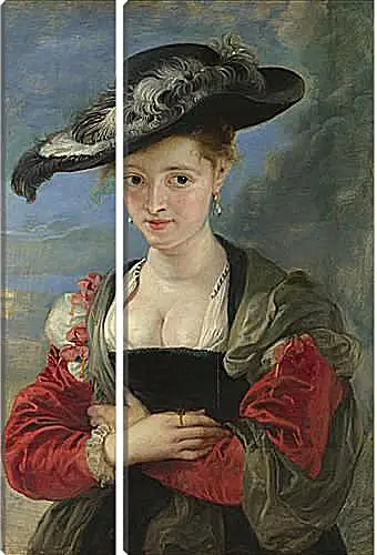 Модульная картина - Portrait of Susanna Lunden (Le Chapeau de Paille). Питер Пауль Рубенс