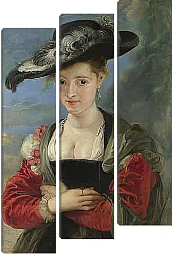 Модульная картина - Portrait of Susanna Lunden (Le Chapeau de Paille). Питер Пауль Рубенс