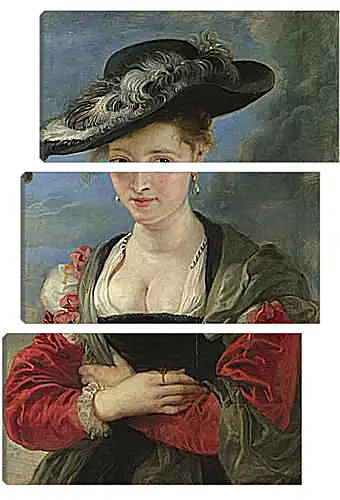 Модульная картина - Portrait of Susanna Lunden (Le Chapeau de Paille). Питер Пауль Рубенс