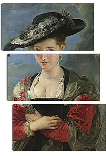 Модульная картина - Portrait of Susanna Lunden (Le Chapeau de Paille). Питер Пауль Рубенс