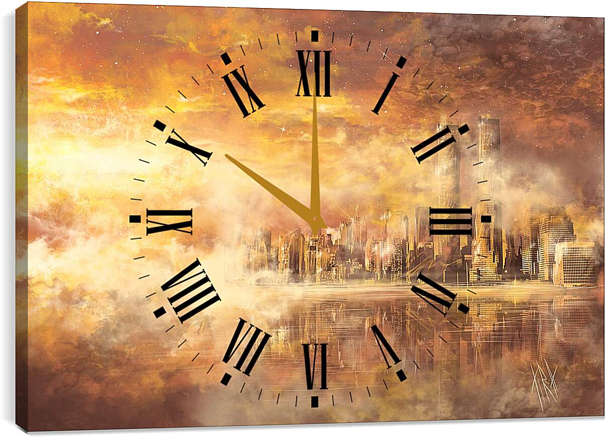 Часы картина - Арт Нью-Йорк