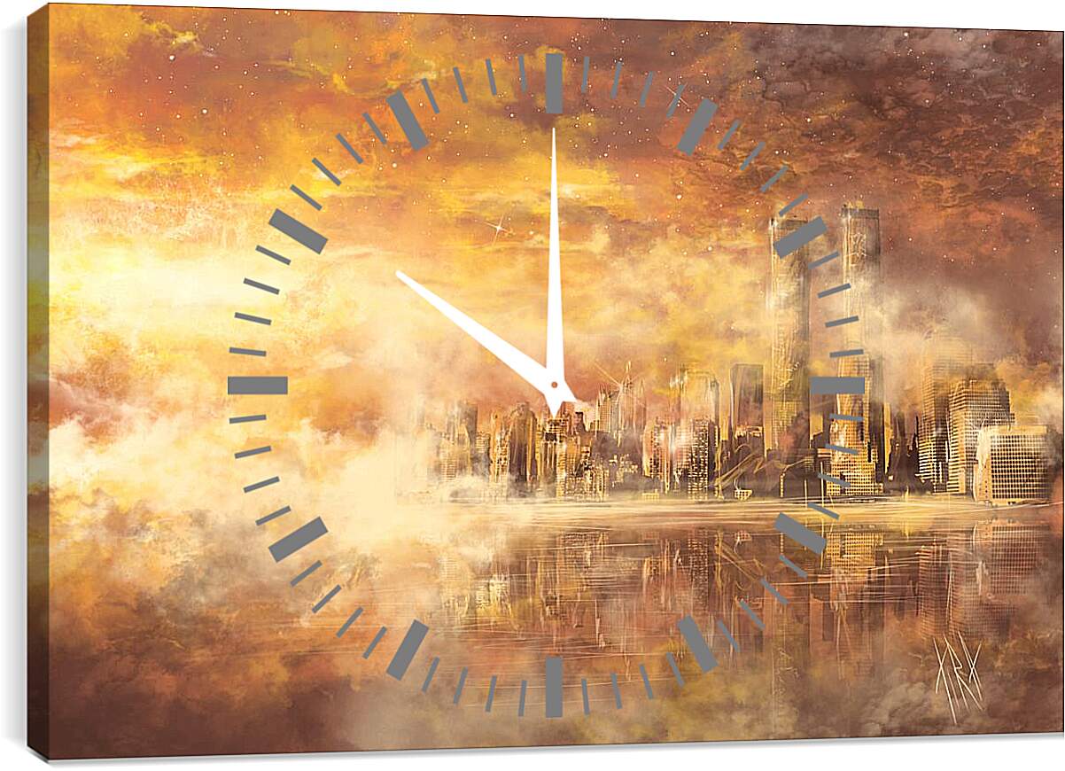 Часы картина - Арт Нью-Йорк