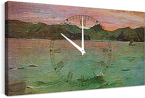 Часы картина - Белое море. Валентин Александрович Серов