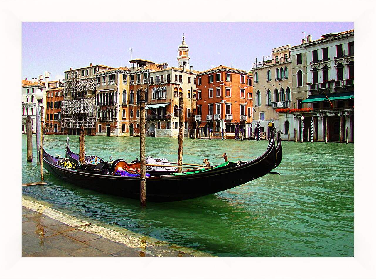 Картина в раме - Канал Венеции