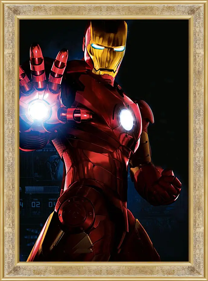 Картина в раме - Железный человек. Iron Man