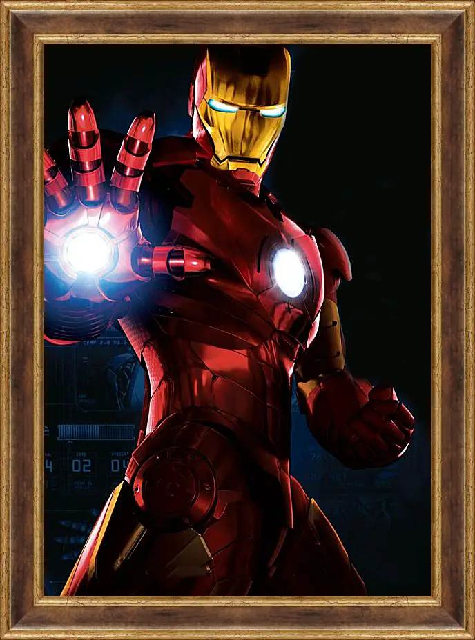 Картина в раме - Железный человек. Iron Man