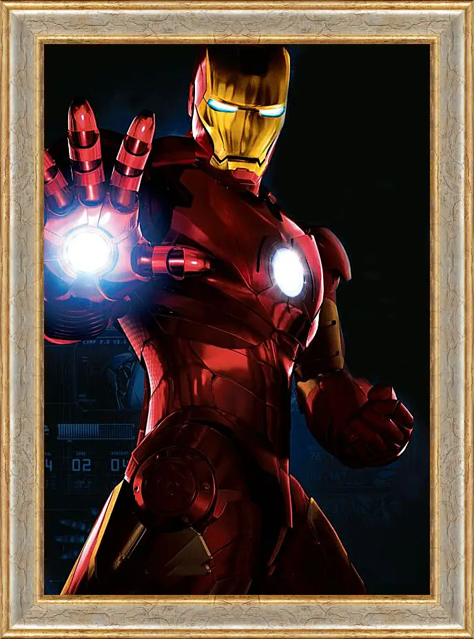 Картина в раме - Железный человек. Iron Man