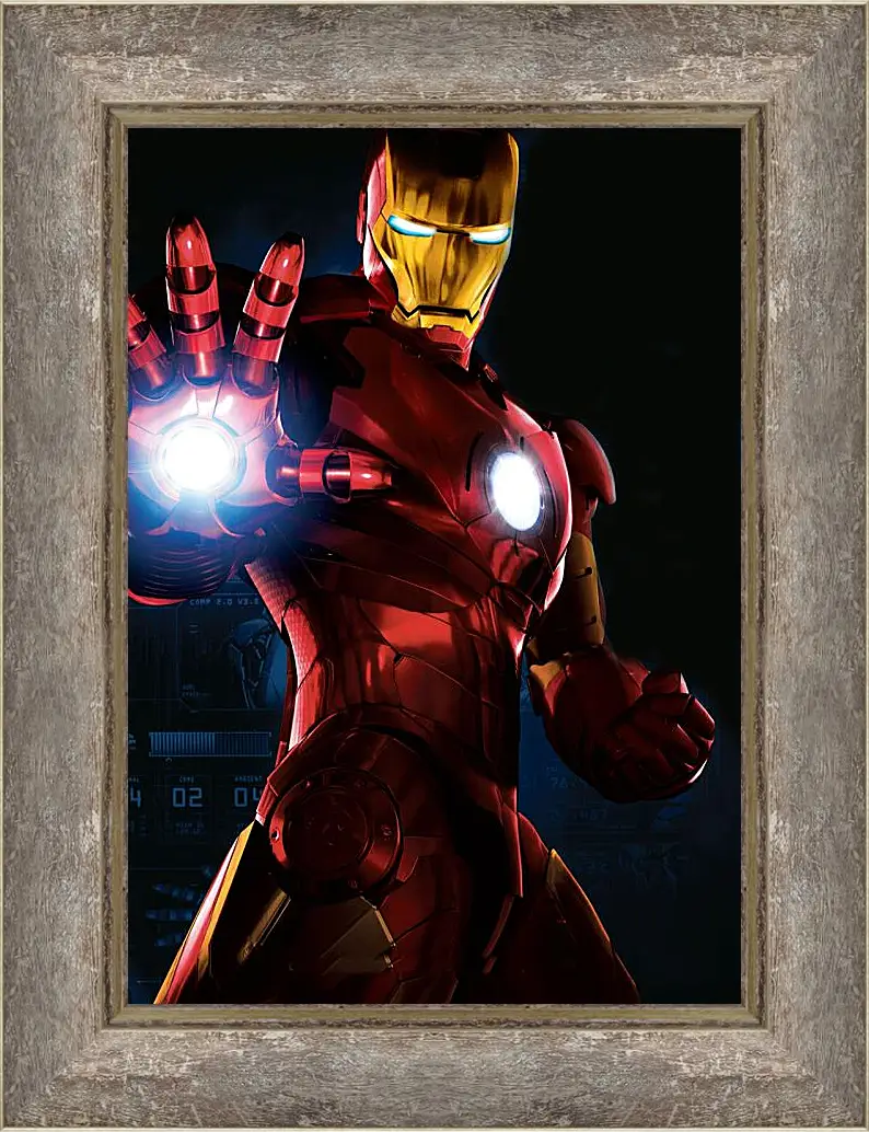 Картина в раме - Железный человек. Iron Man