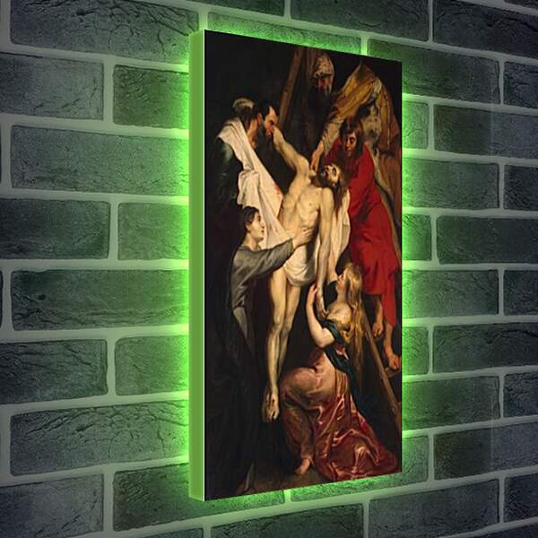 Лайтбокс световая панель - Descent from the Cross. Питер Пауль Рубенс