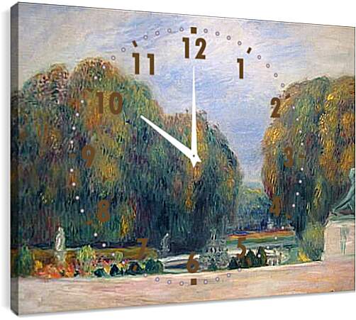Часы картина - Versailles. Пьер Огюст Ренуар