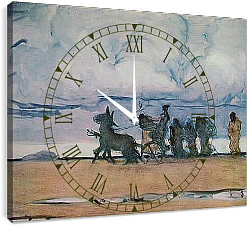Часы картина - Одисеей и Навзикая. Валентин Александрович Серов