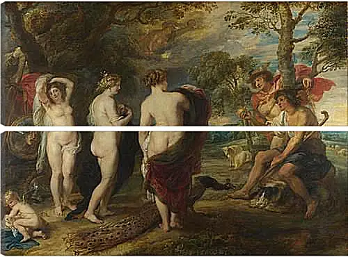 Модульная картина - The Judgement of Paris. Питер Пауль Рубенс