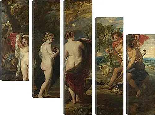 Модульная картина - The Judgement of Paris. Питер Пауль Рубенс