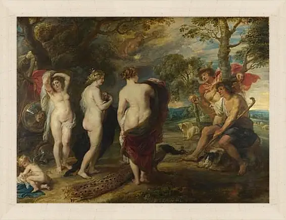 Картина в раме - The Judgement of Paris. Питер Пауль Рубенс