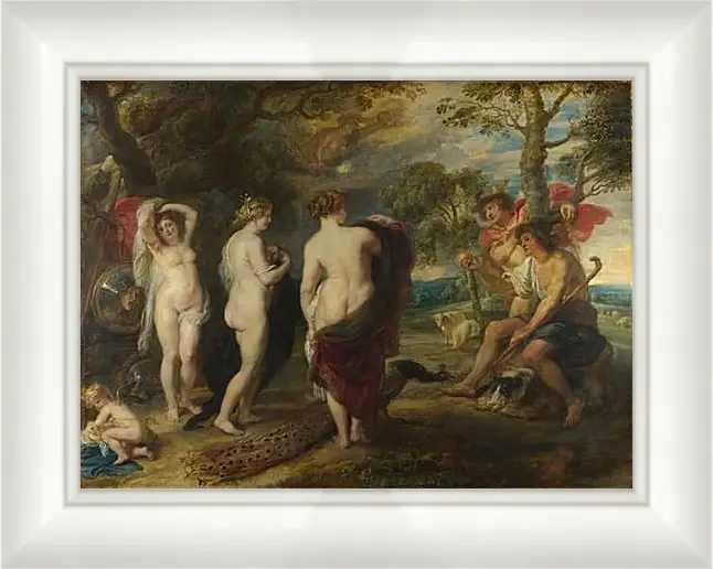 Картина в раме - The Judgement of Paris. Питер Пауль Рубенс