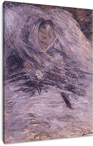 Постер и плакат - Camille Monet on Her Deathbed. Клод Моне