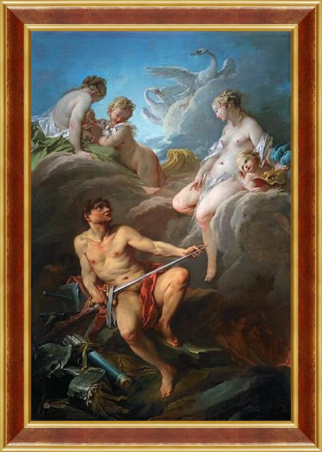 Картина в раме - Венера и Вулкан. Франсуа Буше