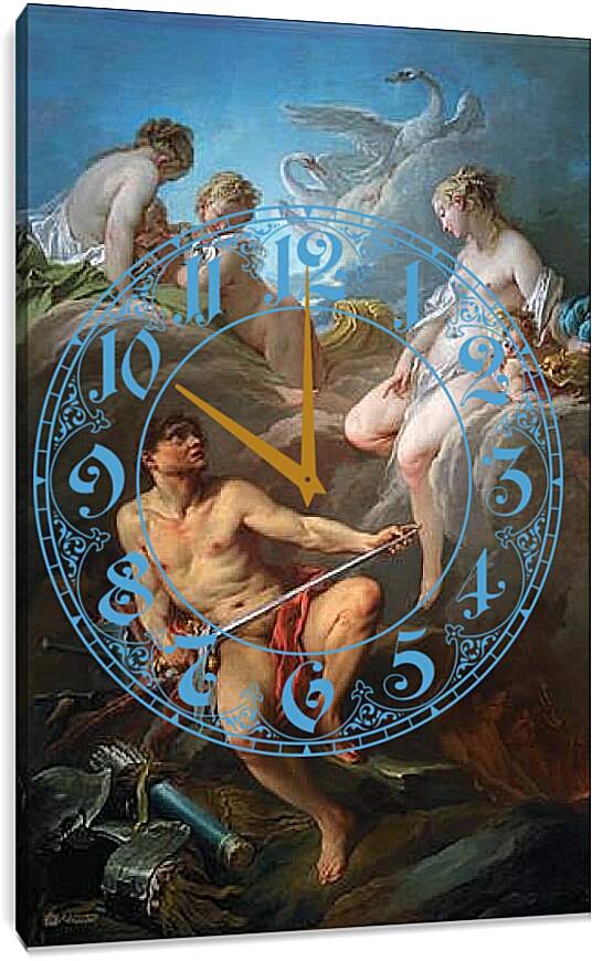 Часы картина - Венера и Вулкан. Франсуа Буше