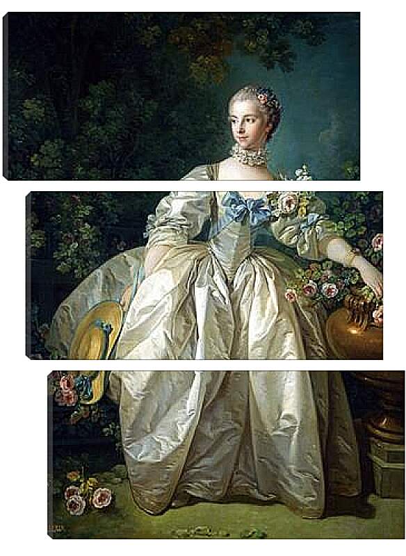 Модульная картина - Madame Bergeret. Франсуа Буше