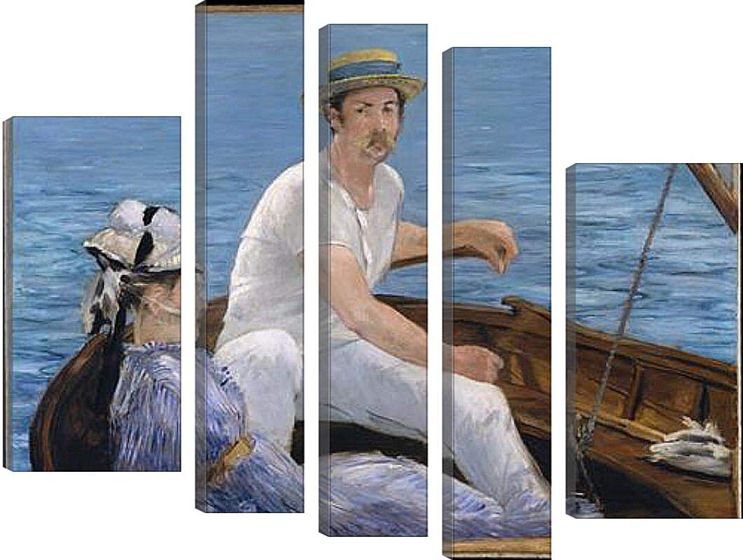 Модульная картина - В лодке. Эдуард Мане