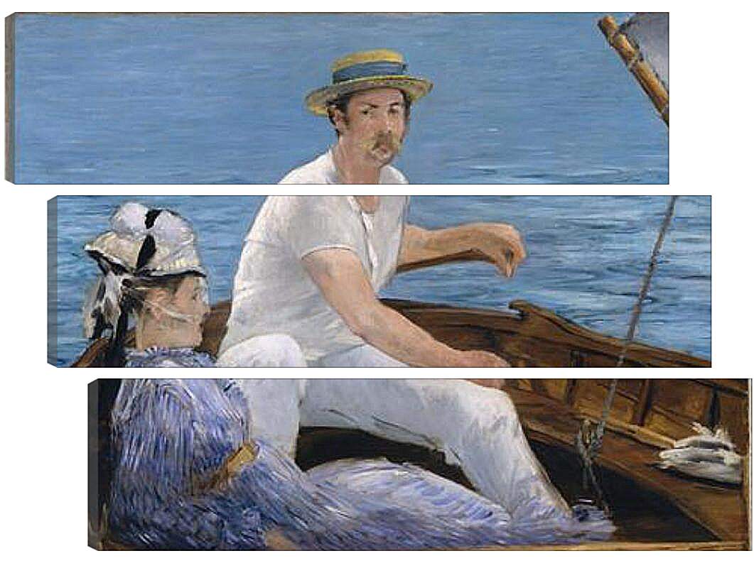 Модульная картина - В лодке. Эдуард Мане