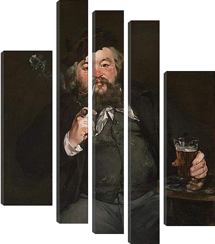 Модульная картина - Кружка пива. Эдуард Мане