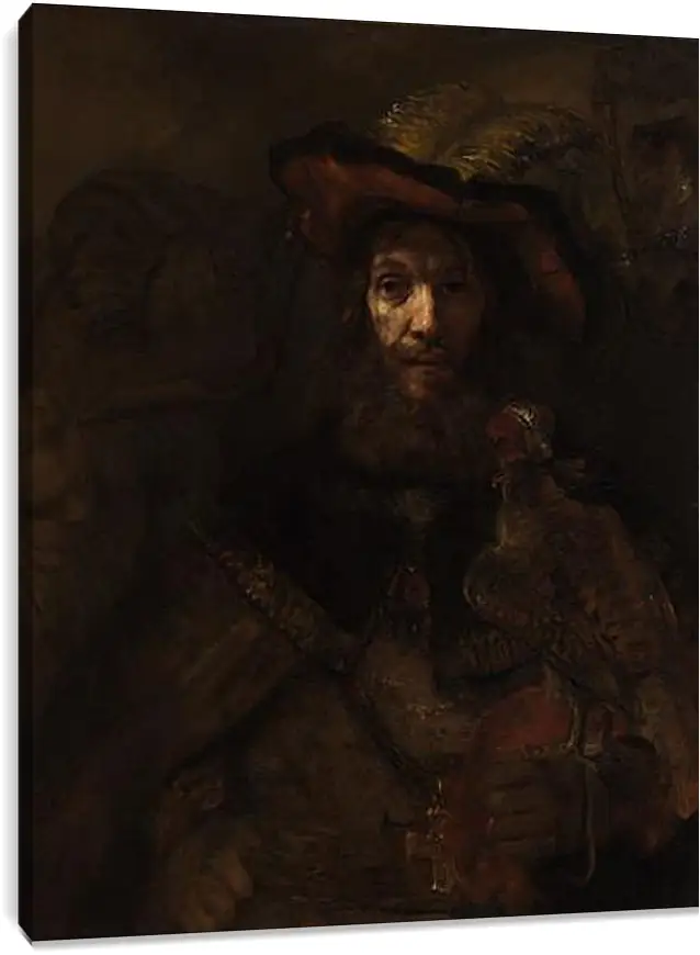 Постер и плакат - Portrait of Aechje Claesdr. Рембрандт