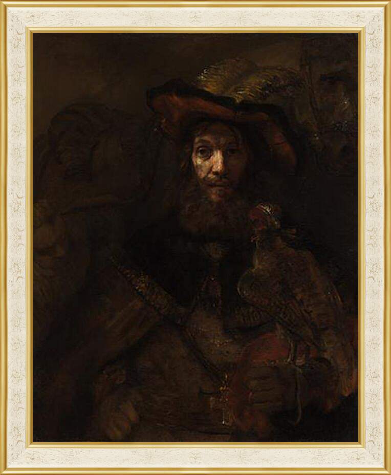 Картина в раме - Portrait_of_Aechje_Claesdr. Рембрандт