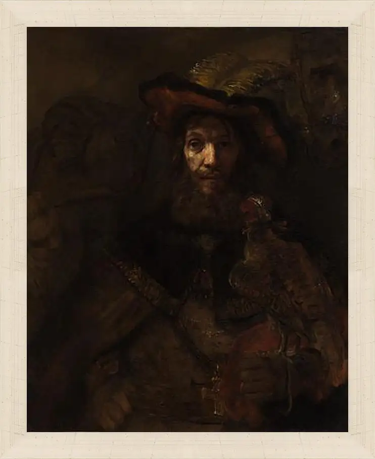 Картина в раме - Portrait of Aechje Claesdr. Рембрандт