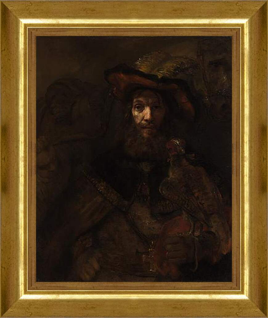 Картина в раме - Portrait_of_Aechje_Claesdr. Рембрандт