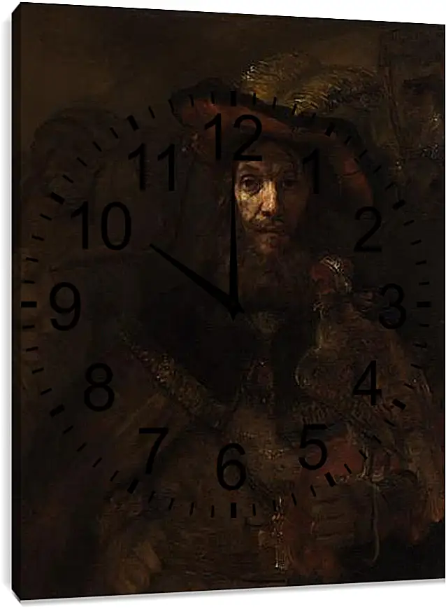Часы картина - Portrait of Aechje Claesdr. Рембрандт