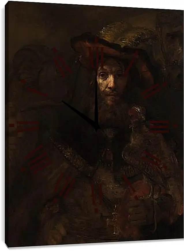 Часы картина - Portrait of Aechje Claesdr. Рембрандт