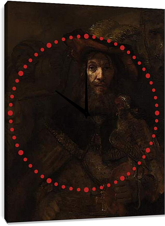 Часы картина - Portrait_of_Aechje_Claesdr. Рембрандт