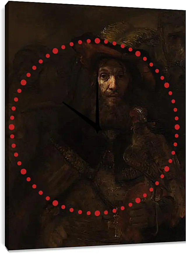 Часы картина - Portrait of Aechje Claesdr. Рембрандт