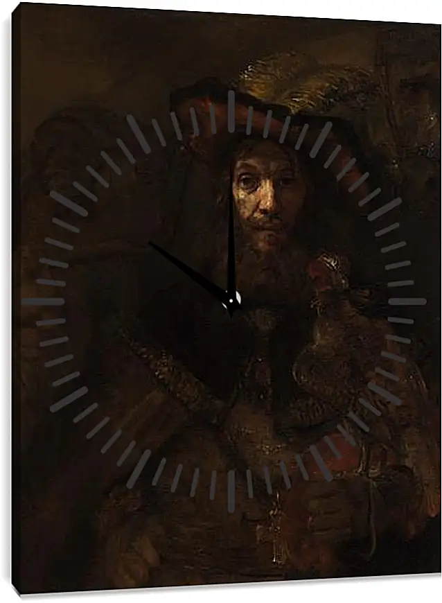 Часы картина - Portrait of Aechje Claesdr. Рембрандт