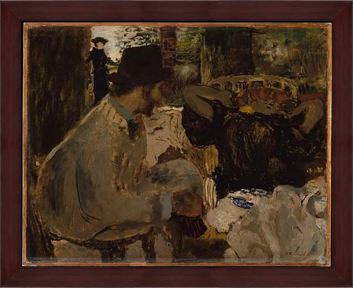 Картина в раме - Conversation. Эдуар Вюйар