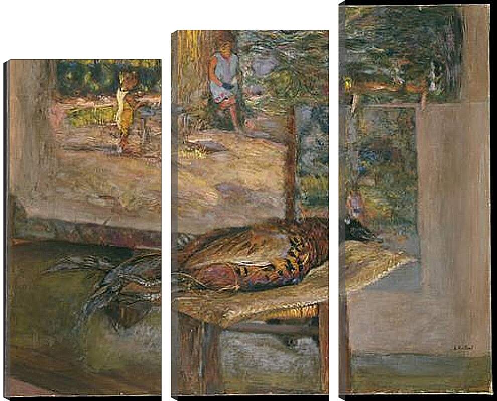 Модульная картина - Interior with Paintings and a Pheasant. Эдуар Вюйар