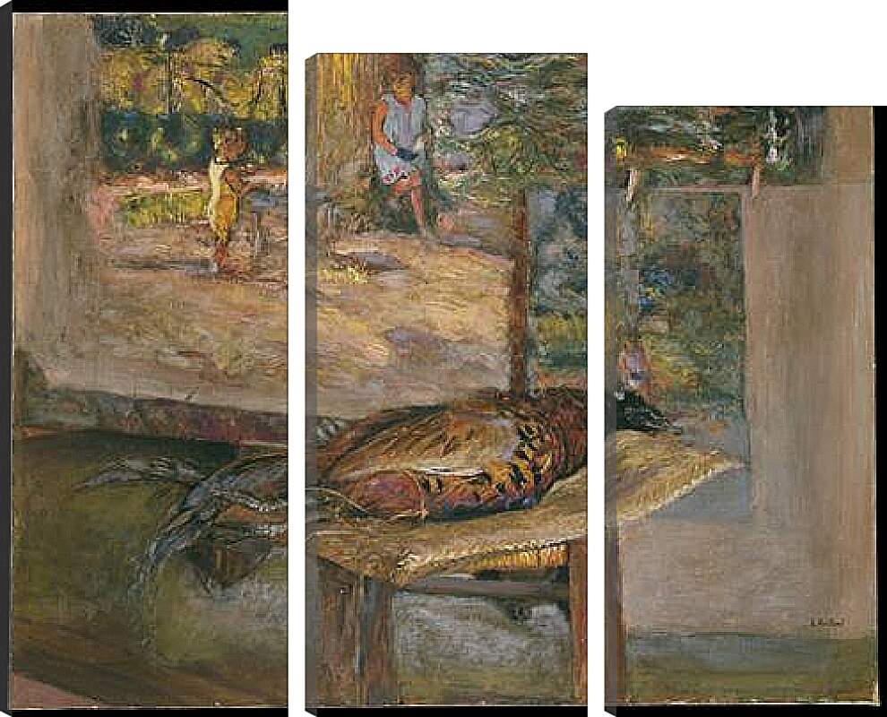 Модульная картина - Interior with Paintings and a Pheasant. Эдуар Вюйар