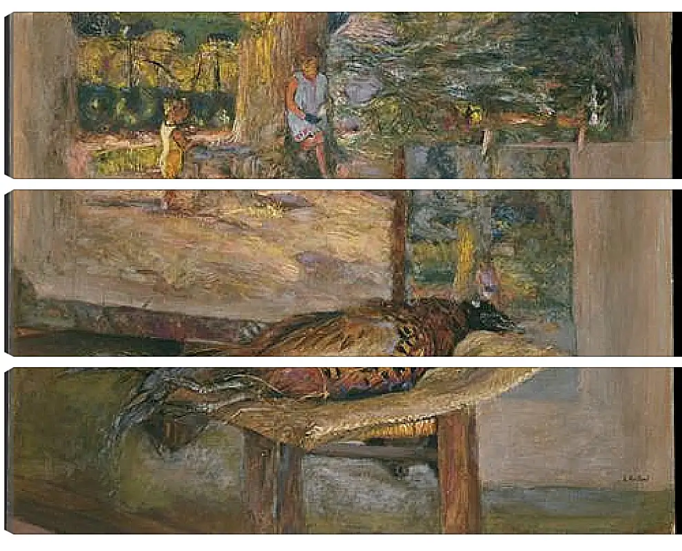 Модульная картина - Interior with Paintings and a Pheasant. Эдуар Вюйар