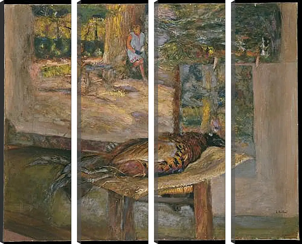 Модульная картина - Interior with Paintings and a Pheasant. Эдуар Вюйар