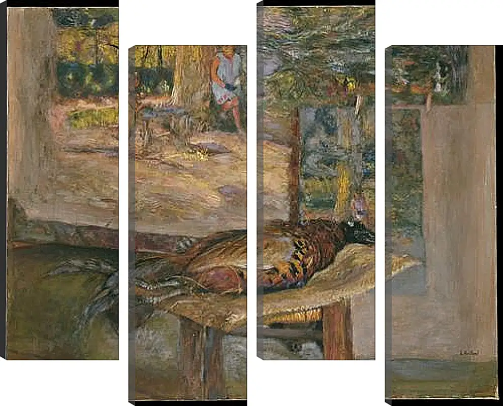 Модульная картина - Interior with Paintings and a Pheasant. Эдуар Вюйар