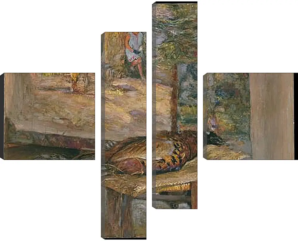 Модульная картина - Interior with Paintings and a Pheasant. Эдуар Вюйар